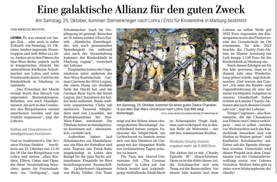 Vorbericht Oberhessische Presse